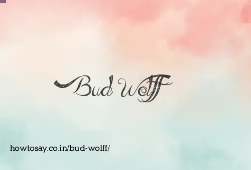 Bud Wolff