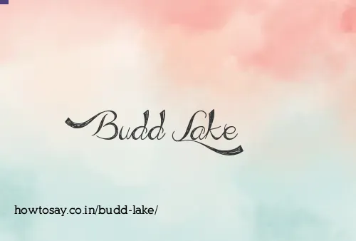 Budd Lake