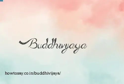 Buddhivijaya
