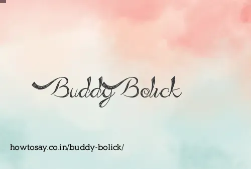 Buddy Bolick