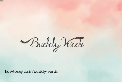 Buddy Verdi