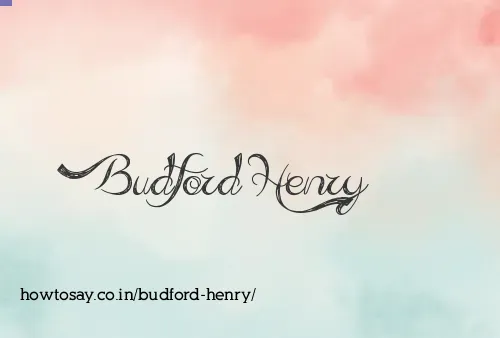 Budford Henry