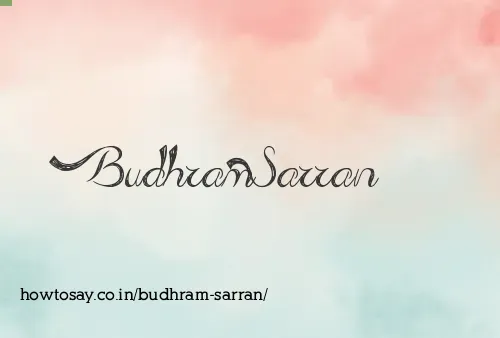 Budhram Sarran