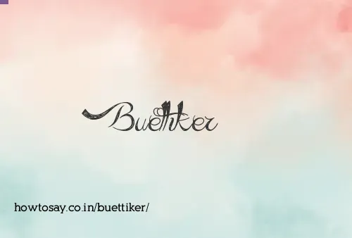 Buettiker