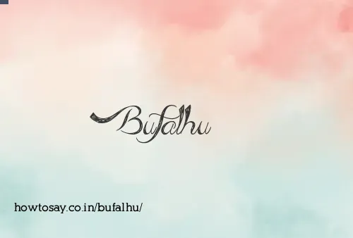 Bufalhu