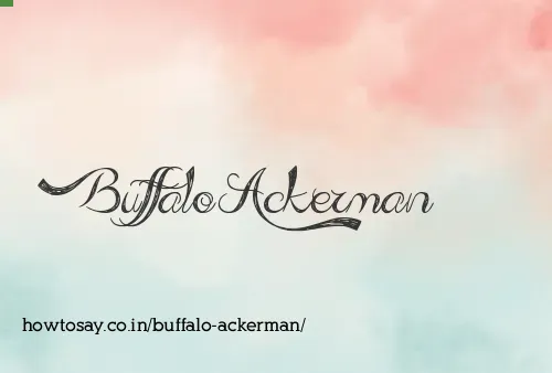 Buffalo Ackerman