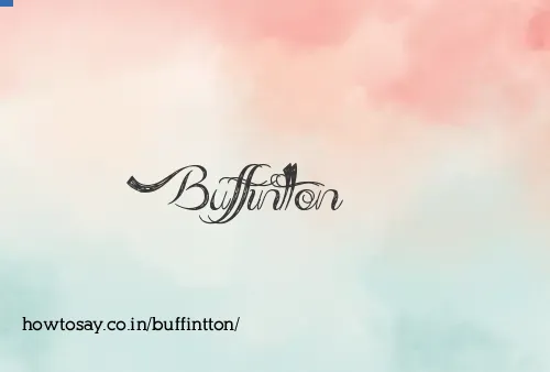 Buffintton