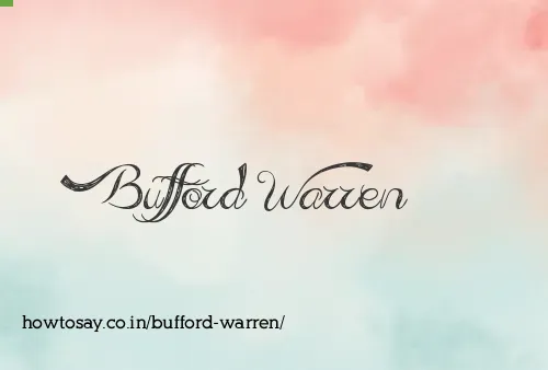 Bufford Warren