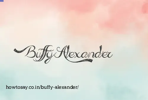 Buffy Alexander