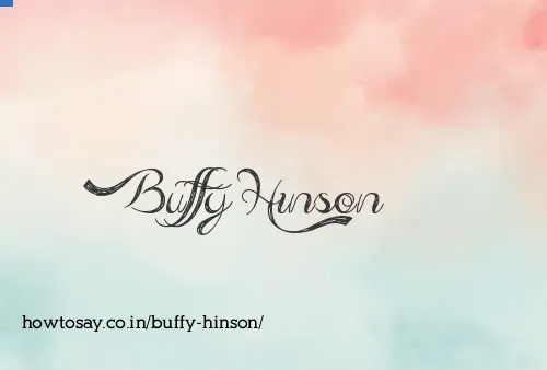 Buffy Hinson