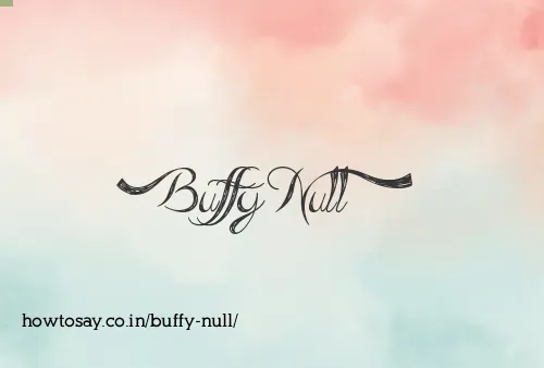 Buffy Null