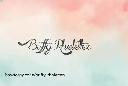 Buffy Rholetter