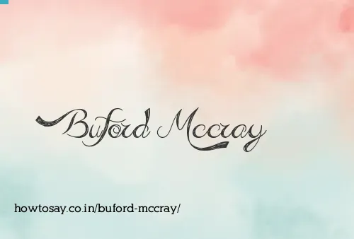 Buford Mccray