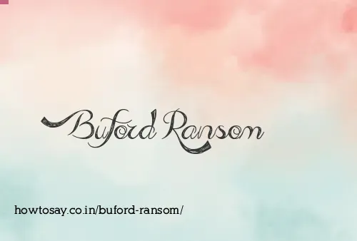 Buford Ransom