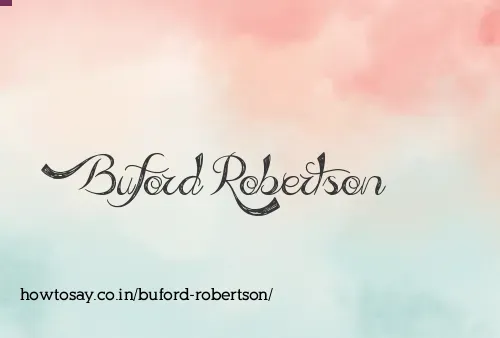 Buford Robertson