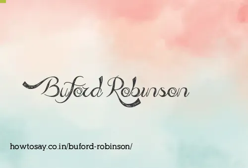 Buford Robinson
