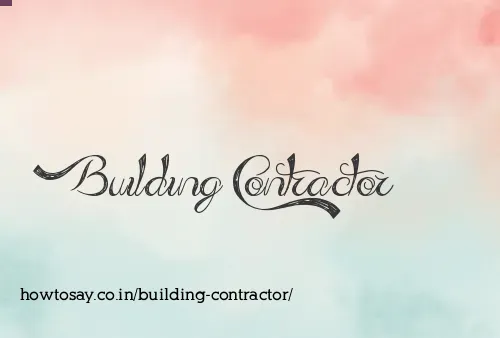 Building Contractor