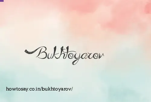Bukhtoyarov
