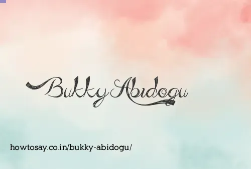 Bukky Abidogu