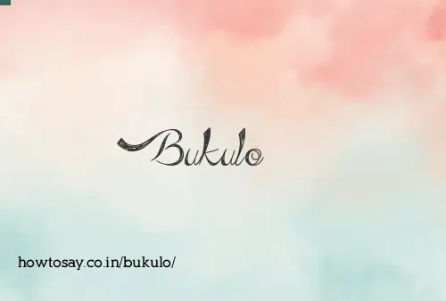 Bukulo