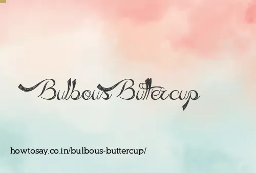 Bulbous Buttercup