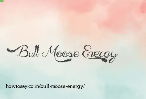 Bull Moose Energy