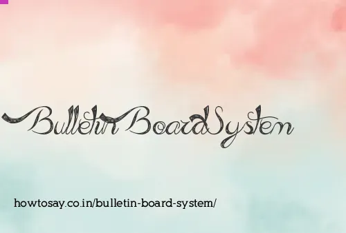 Bulletin Board System