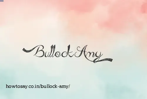 Bullock Amy