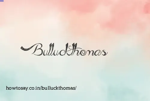 Bulluckthomas