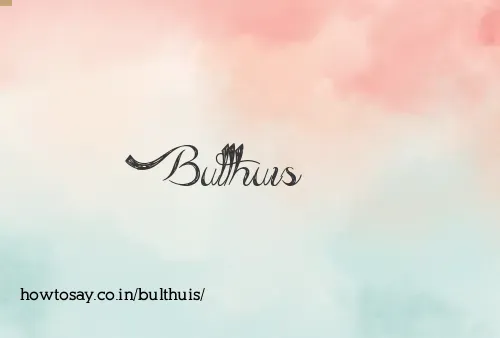 Bulthuis
