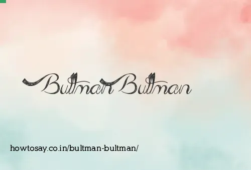 Bultman Bultman