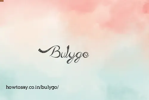 Bulygo