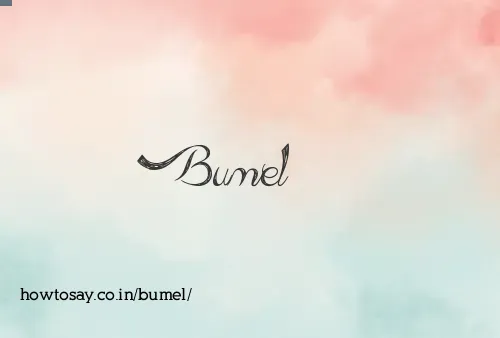 Bumel