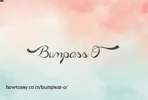 Bumpass O