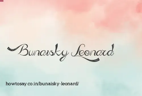 Bunaisky Leonard