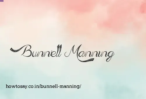 Bunnell Manning