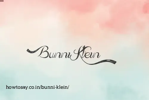 Bunni Klein