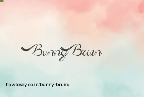 Bunny Bruin