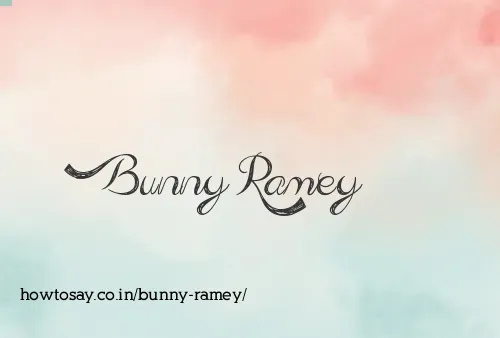 Bunny Ramey