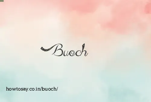 Buoch