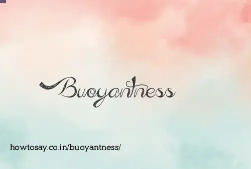 Buoyantness