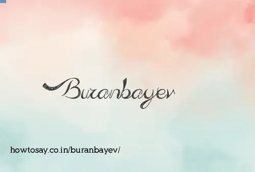 Buranbayev