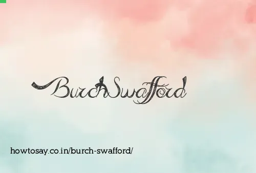 Burch Swafford
