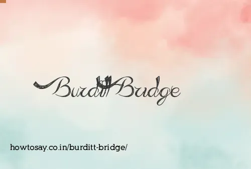 Burditt Bridge