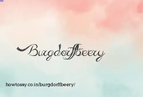 Burgdorffbeery