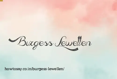 Burgess Lewellen