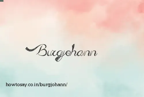 Burgjohann
