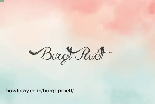 Burgl Pruett