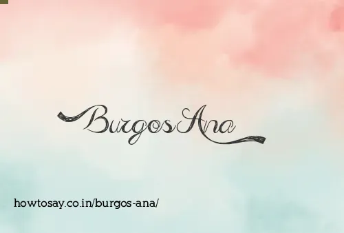 Burgos Ana