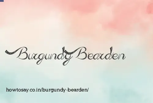 Burgundy Bearden